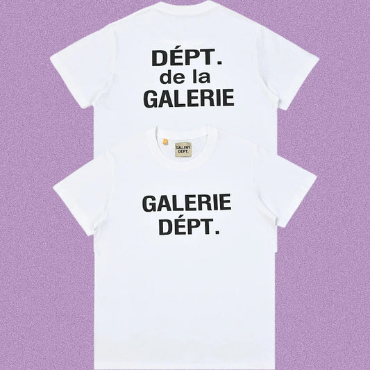 Gallery Dept. Galerie Dépt. Short Sleeve T-Shirt - White/Black