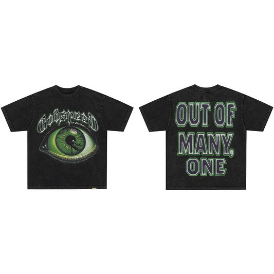GodSpeed Green Eye Washed T-Shirt